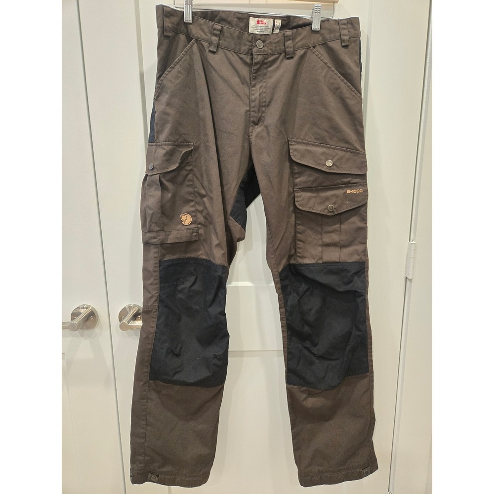 Fjallraven Vidda Pro Ventilated Trekking Pants Mens 36 Long G-1000 Green Black